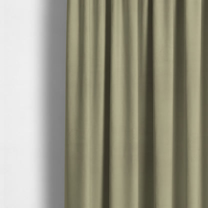 Wazah Plain Velvet Water Repellent Treated Material Cream Colour Upholstery Fabric CTR-1689 - Made To Measure Curtains