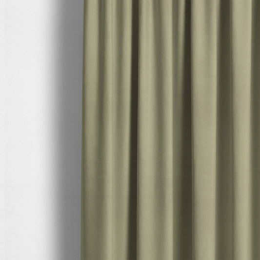 Wazah Plain Velvet Water Repellent Treated Material Cream Colour Upholstery Fabric CTR-1689 - Made To Measure Curtains