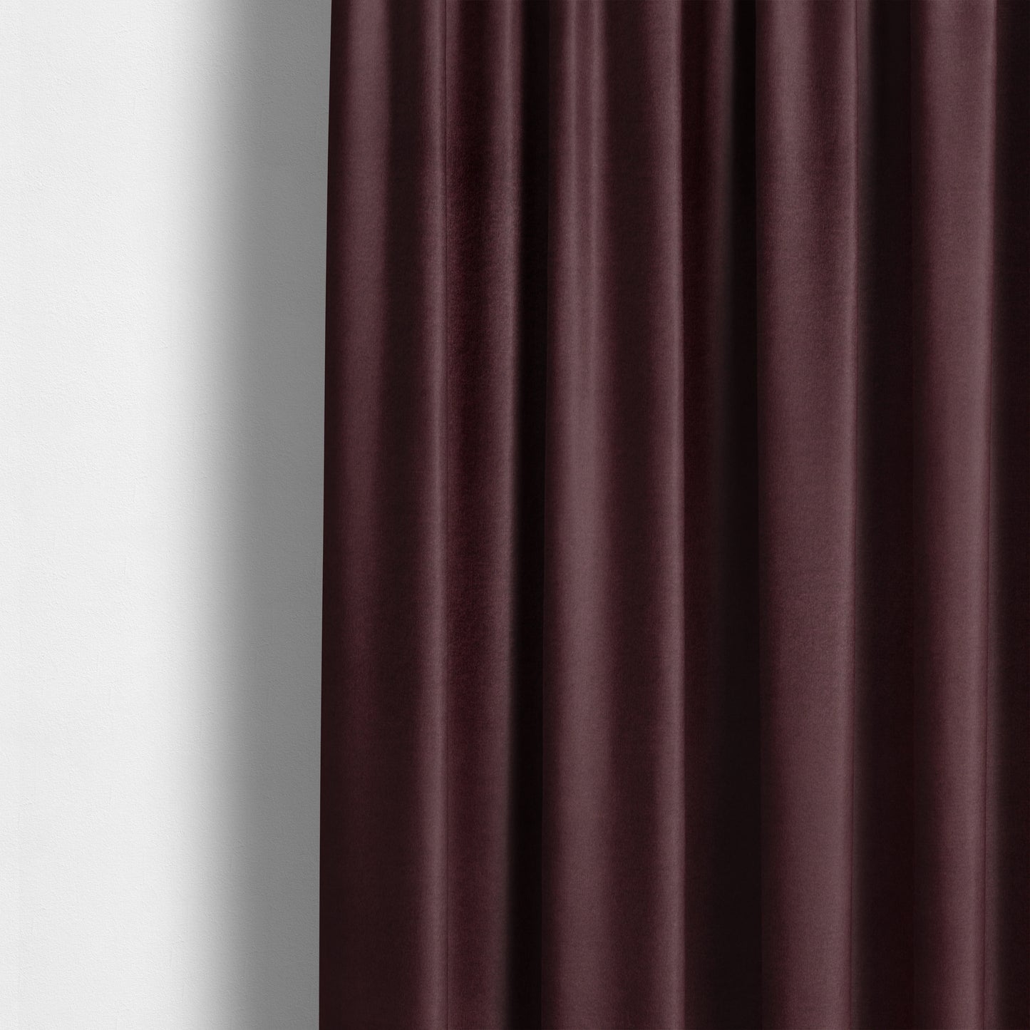 Wazah Plain Velvet Water Repellent Treated Material Purple Colour Upholstery Fabric CTR-1694 - Made To Measure Curtains