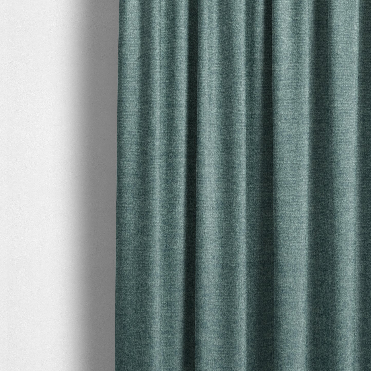 Wazah Plain Velvet Water Repellent Treated Material Sky Blue Colour Upholstery Fabric CTR-1698 - Made To Measure Curtains