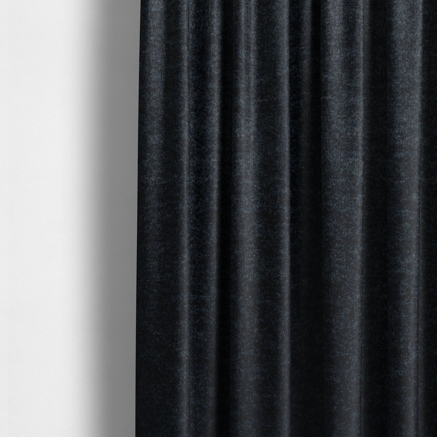 Wazah Plain Velvet Water Repellent Treated Material Navy Blue Colour Upholstery Fabric CTR-1701 - Made To Measure Curtains