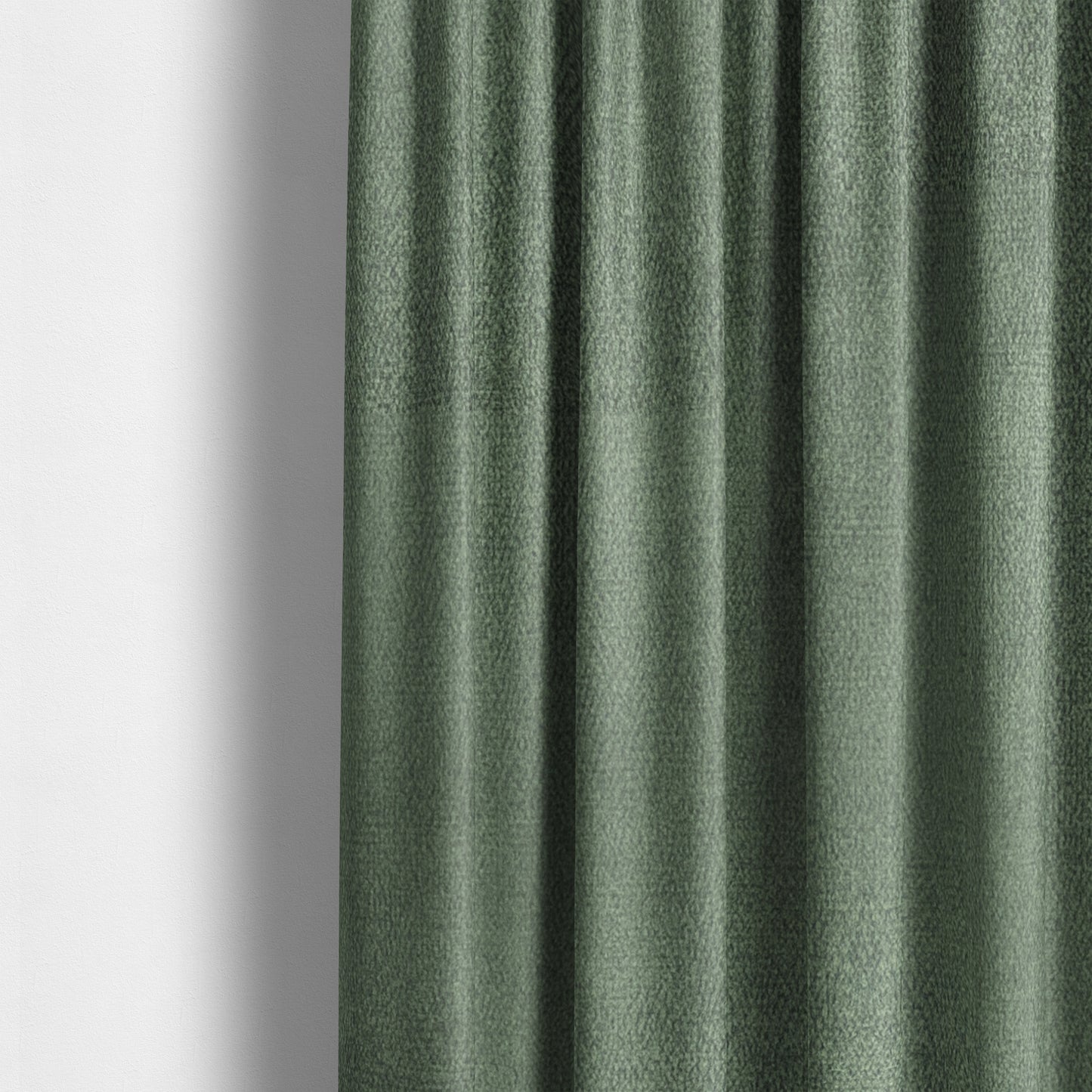 Petra Herringbone Velvet Water Repellent Green Upholstery Fabric CTR-1711 - Made To Measure Curtains