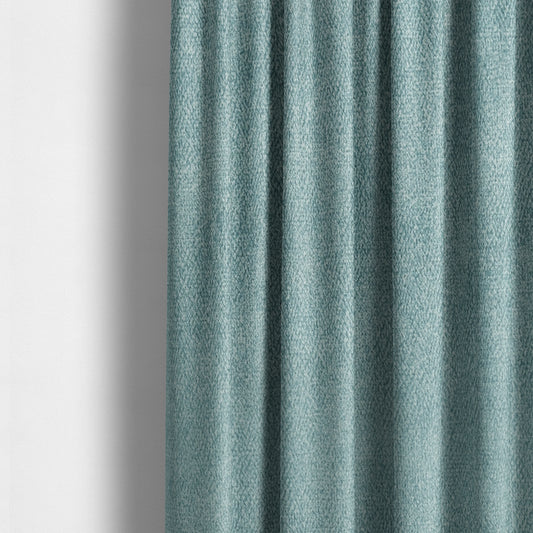 Petra Herringbone Velvet Water Repellent Blue Upholstery Fabric CTR-1714 - Made To Measure Curtains