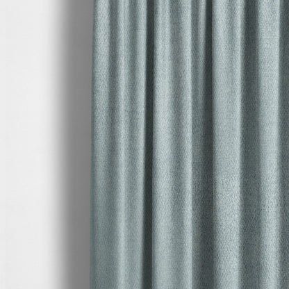 Petra Herringbone Velvet Water Repellent Blue Upholstery Fabric CTR-1715 - Made To Measure Curtains