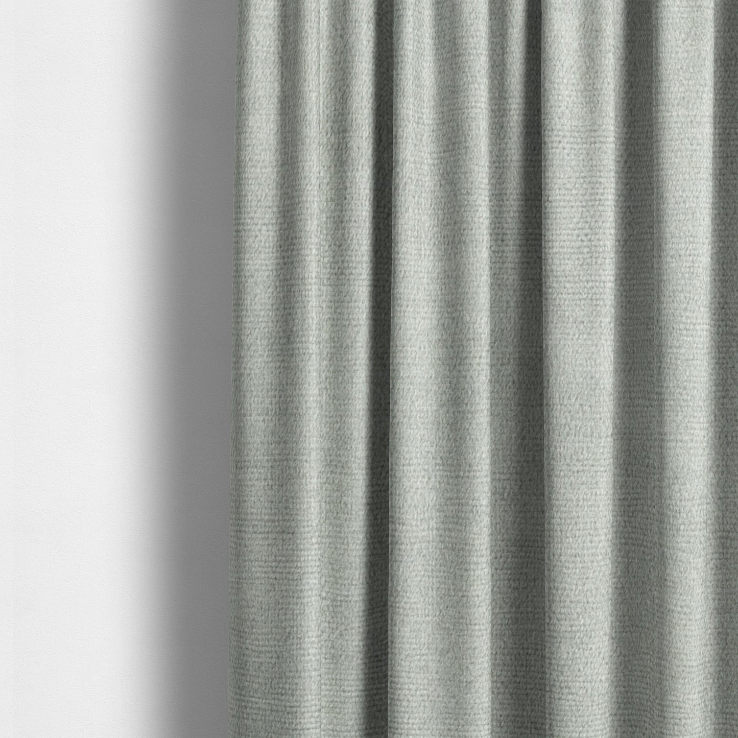 Petra Herringbone Velvet Water Repellent White Upholstery Fabric CTR-1716 - Made To Measure Curtains