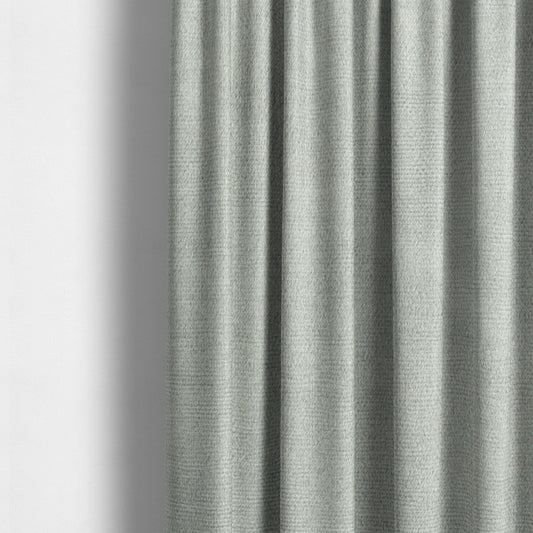 Petra Herringbone Velvet Water Repellent White Upholstery Fabric CTR-1716 - Made To Measure Curtains