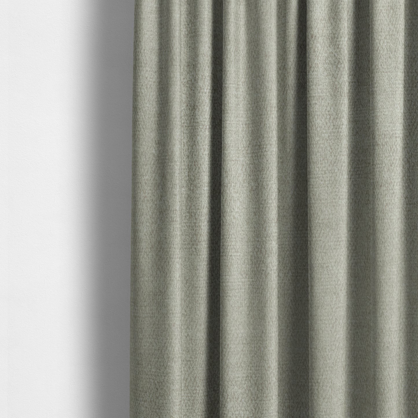 Petra Herringbone Velvet Water Repellent Cream Upholstery Fabric CTR-1717 - Made To Measure Curtains