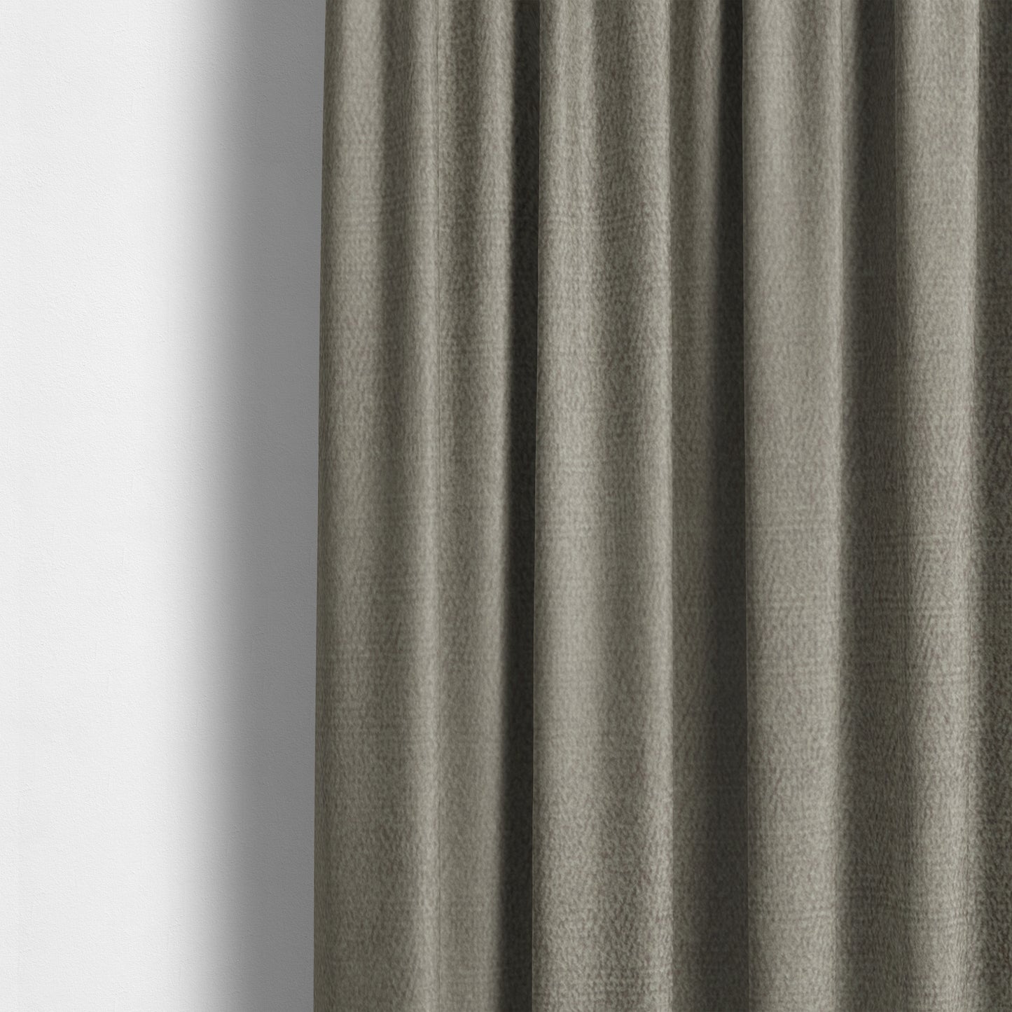 Petra Herringbone Velvet Water Repellent Beige Upholstery Fabric CTR-1718 - Made To Measure Curtains