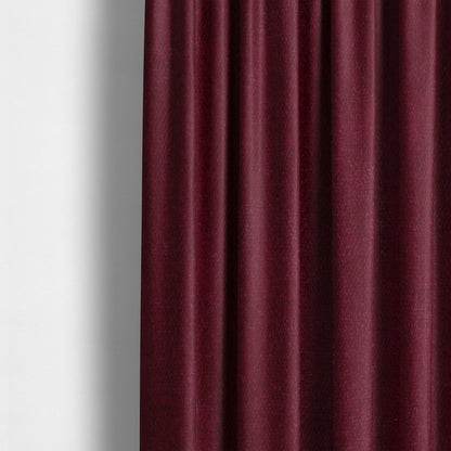 Petra Herringbone Velvet Water Repellent Red Upholstery Fabric CTR-1721 - Made To Measure Curtains