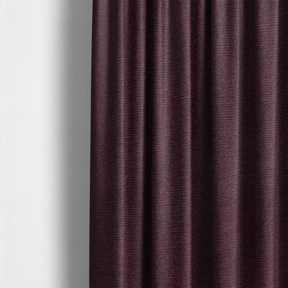 Petra Herringbone Velvet Water Repellent Purple Upholstery Fabric CTR-1722 - Made To Measure Curtains