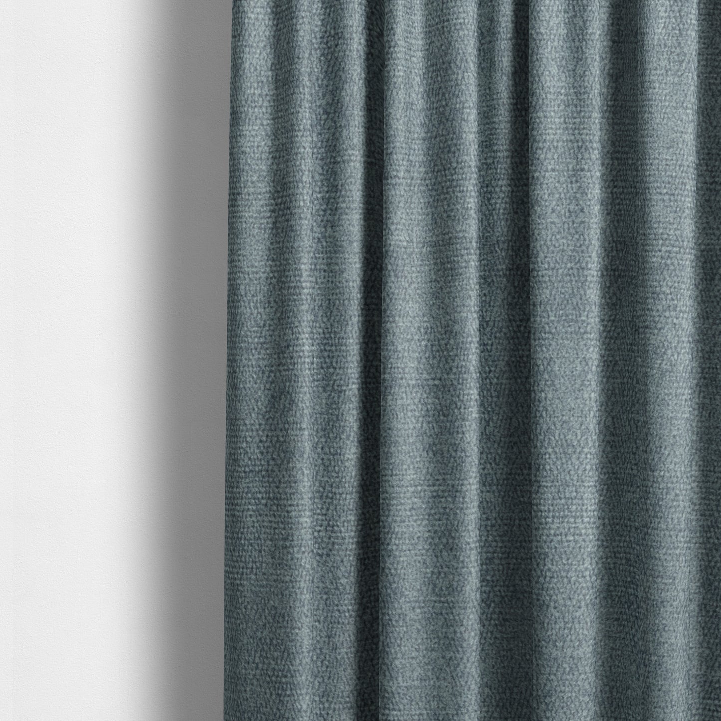 Petra Herringbone Velvet Water Repellent Silver Upholstery Fabric CTR-1726 - Made To Measure Curtains