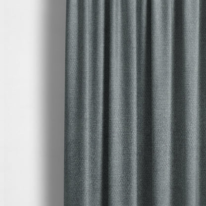 Petra Herringbone Velvet Water Repellent Silver Upholstery Fabric CTR-1727 - Made To Measure Curtains