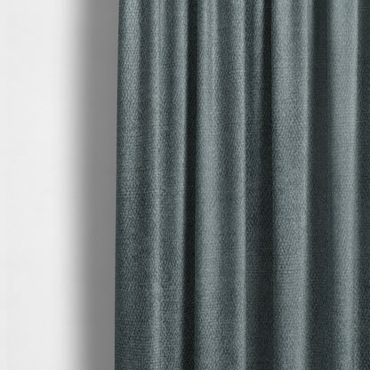 Petra Herringbone Velvet Water Repellent Silver Upholstery Fabric CTR-1728 - Made To Measure Curtains