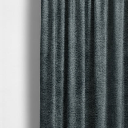 Petra Herringbone Velvet Water Repellent Grey Upholstery Fabric CTR-1729 - Made To Measure Curtains