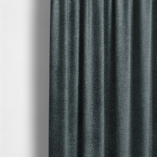 Petra Herringbone Velvet Water Repellent Grey Upholstery Fabric CTR-1729 - Made To Measure Curtains