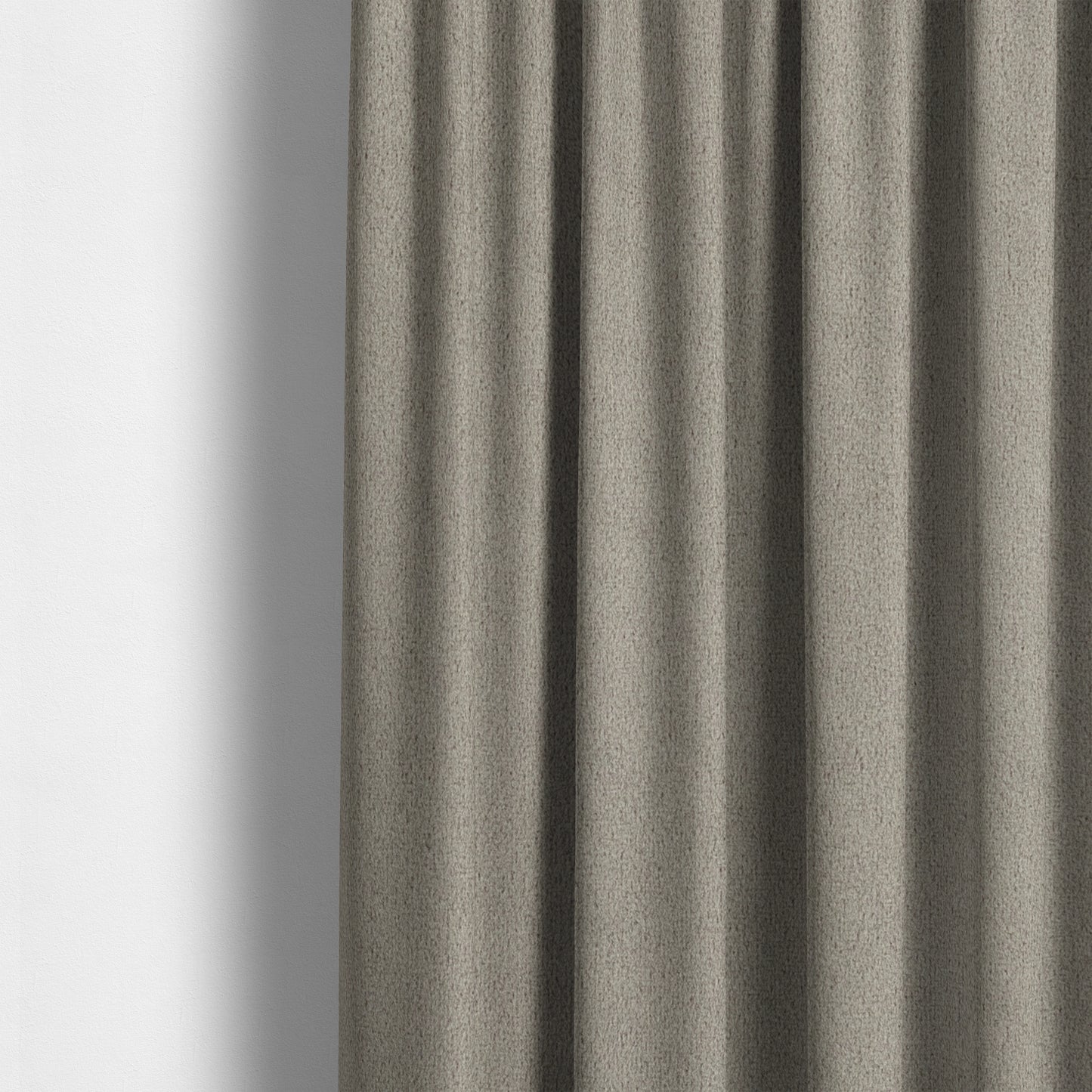 Peru Moleskin Plain Velvet Water Repellent Treated Material Khaki Brown Colour Upholstery Fabric CTR-1734 - Made To Measure Curtains