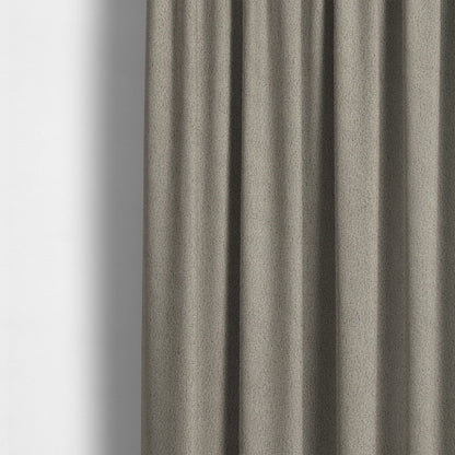 Peru Moleskin Plain Velvet Water Repellent Treated Material Khaki Brown Colour Upholstery Fabric CTR-1734 - Made To Measure Curtains