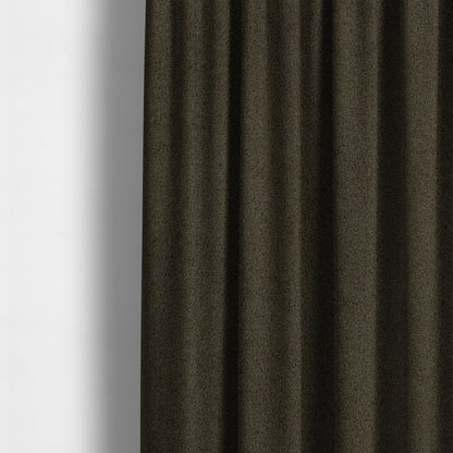 Peru Moleskin Plain Velvet Water Repellent Treated Material Brown Colour Upholstery Fabric CTR-1735 - Made To Measure Curtains