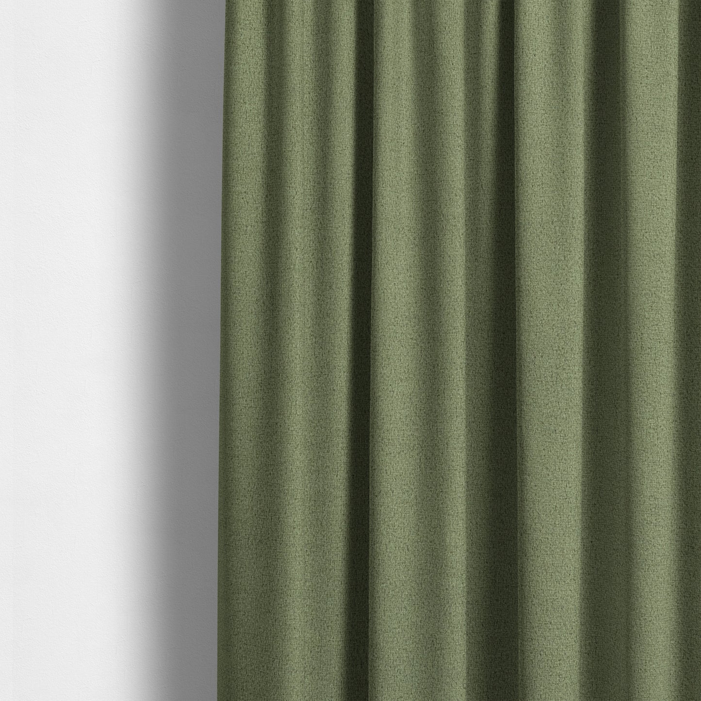 Peru Moleskin Plain Velvet Water Repellent Treated Material Nature Green Colour Upholstery Fabric CTR-1736 - Made To Measure Curtains