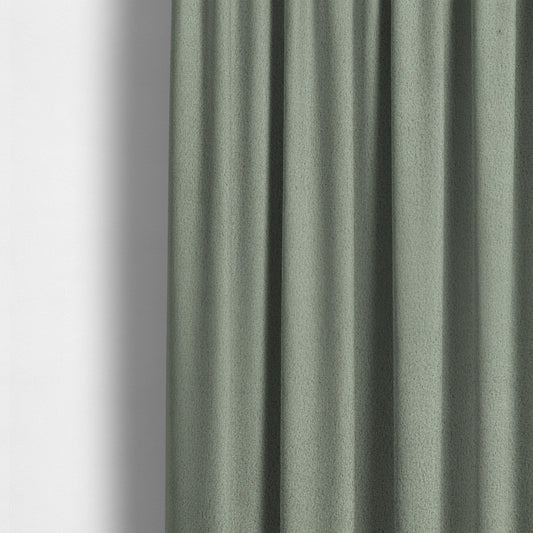 Peru Moleskin Plain Velvet Water Repellent Treated Material Flint Grey Colour Upholstery Fabric CTR-1750 - Made To Measure Curtains