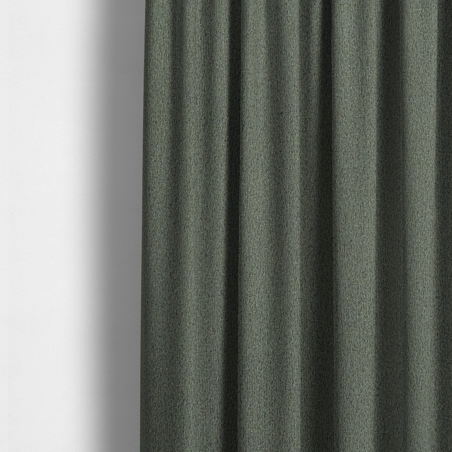 Peru Moleskin Plain Velvet Water Repellent Treated Material Grey Colour Upholstery Fabric CTR-1751 - Made To Measure Curtains