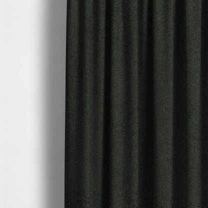 Peru Moleskin Plain Velvet Water Repellent Treated Material Charcoal Grey Colour Upholstery Fabric CTR-1752 - Made To Measure Curtains