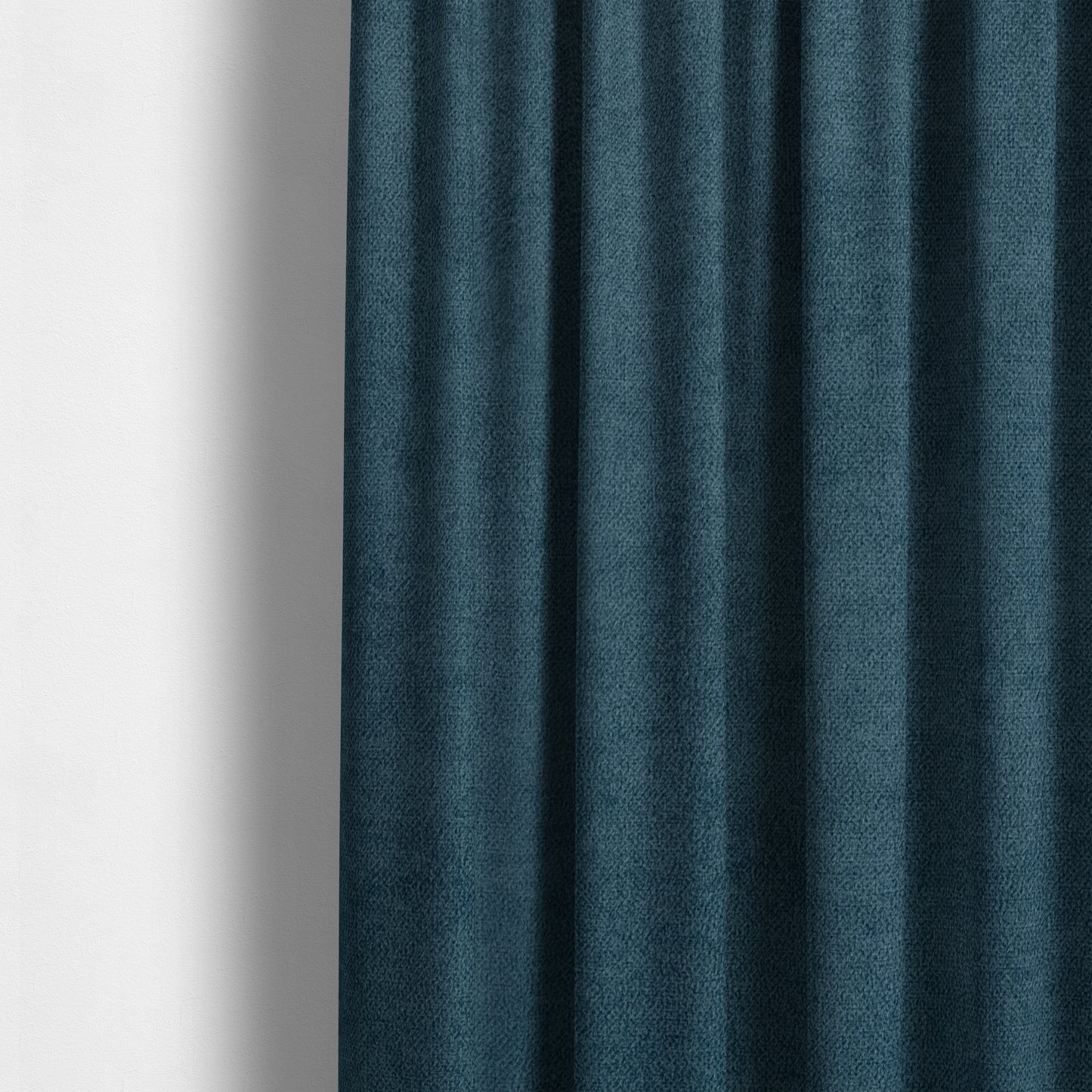 Trafalgar Velvet Clean Easy Blue Upholstery Fabric CTR-1766 - Made To Measure Curtains