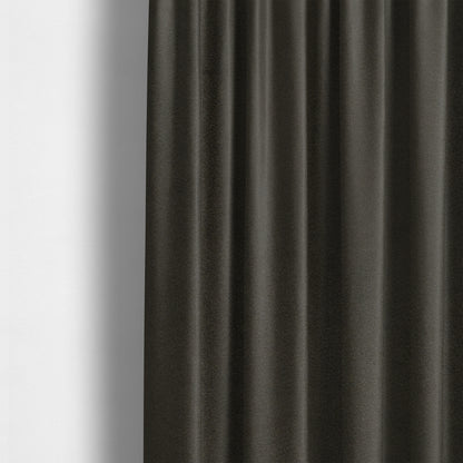 Norfolk Soft Velour Material Coco Brown Colour Upholstery Fabric CTR-1779 - Made To Measure Curtains