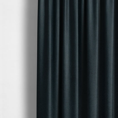 Norfolk Soft Velour Material Midnight Blue Colour Upholstery Fabric CTR-1788 - Made To Measure Curtains