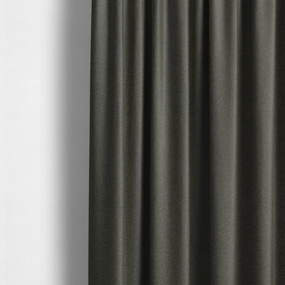 Norfolk Soft Velour Material Pebble Grey Colour Upholstery Fabric CTR-1789 - Made To Measure Curtains