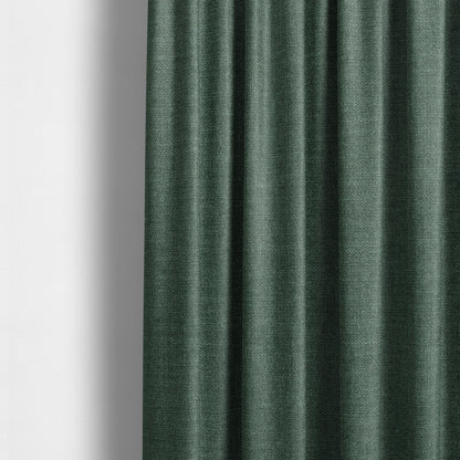 Barbados Plain Velvet Water Repellent Teal Blue Upholstery Fabric CTR-1796 - Made To Measure Curtains