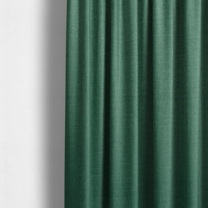 Barbados Plain Velvet Water Repellent Green Upholstery Fabric CTR-1807 - Made To Measure Curtains