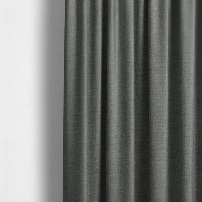 Barbados Plain Velvet Water Repellent Grey Upholstery Fabric CTR-1811 - Made To Measure Curtains