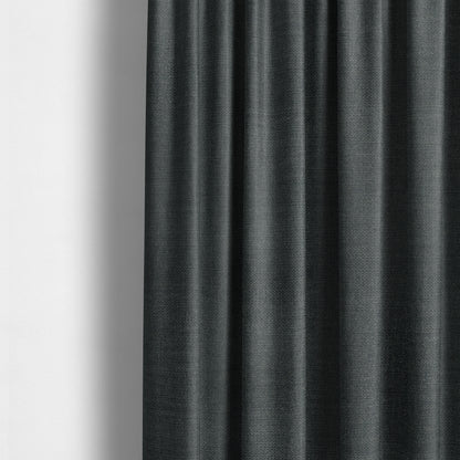 Barbados Plain Velvet Water Repellent Grey Upholstery Fabric CTR-1812 - Made To Measure Curtains