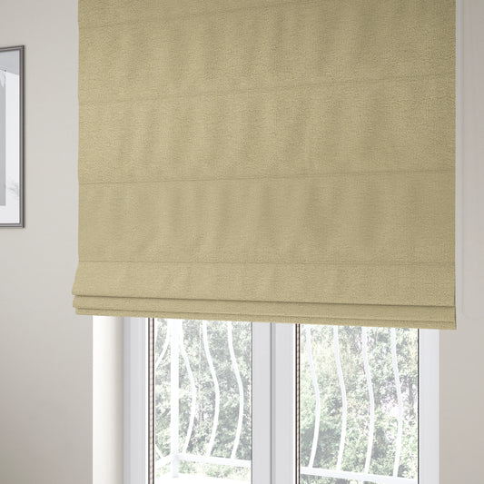 Purlwell Boucle Chenille Material Mint Green Colour Upholstery Fabric CTR-1818 - Roman Blinds