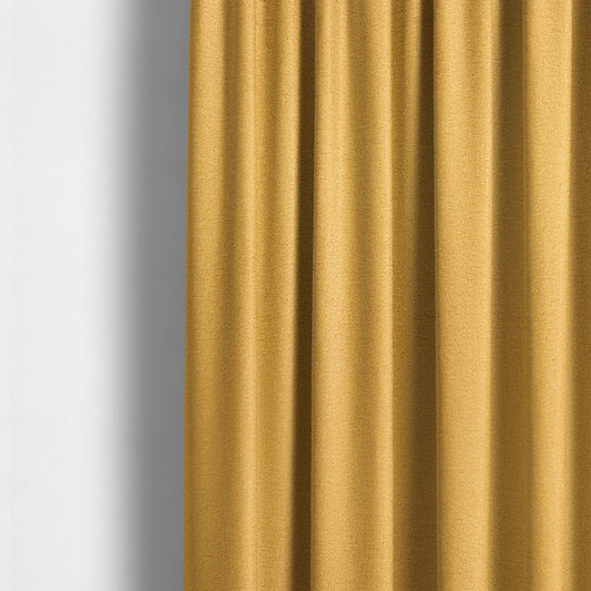 Purlwell Boucle Chenille Material Yellow Colour Upholstery Fabric CTR-1819 - Made To Measure Curtains