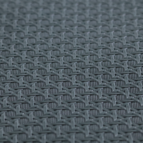 Catanzaro Faux Leather Geometric Pattern In Green Colour Upholstery Fabric CTR-1820