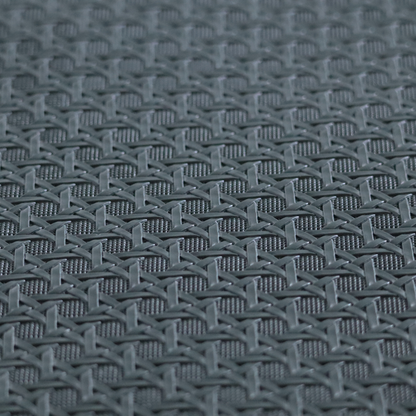 Catanzaro Faux Leather Geometric Pattern In Green Colour Upholstery Fabric CTR-1820