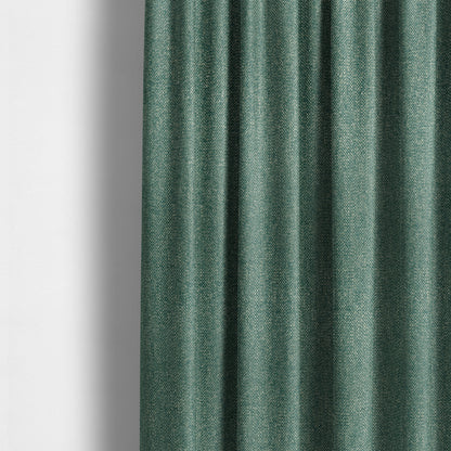 Hazel Plain Chenille Material Teal Blue Colour Upholstery Fabric CTR-1825 - Made To Measure Curtains