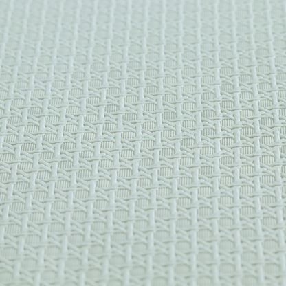 Catanzaro Faux Leather Geometric Pattern In Beige Colour Upholstery Fabric CTR-1829