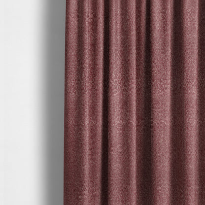 Hazel Plain Chenille Material Burgundy Colour Upholstery Fabric CTR-1831 - Made To Measure Curtains