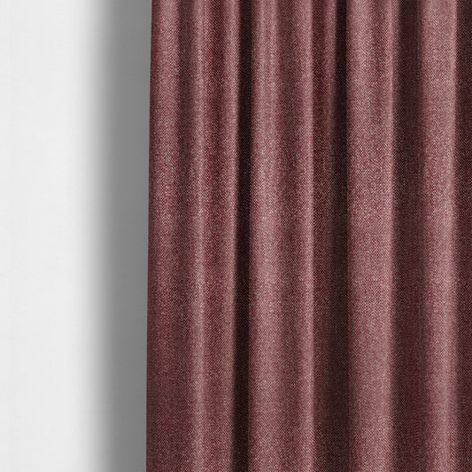 Hazel Plain Chenille Material Burgundy Colour Upholstery Fabric CTR-1831 - Made To Measure Curtains