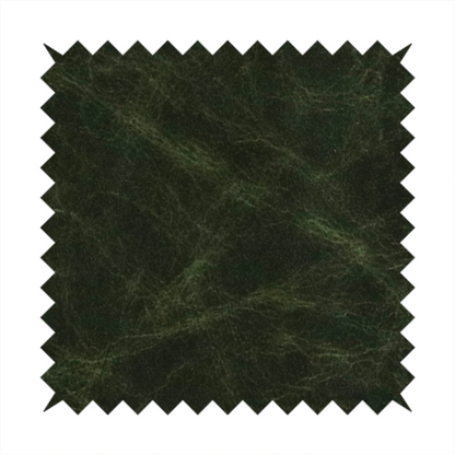 Argenta Faux Leather Heritage Aged Pattern In Green Colour Upholstery Fabric CTR-1833