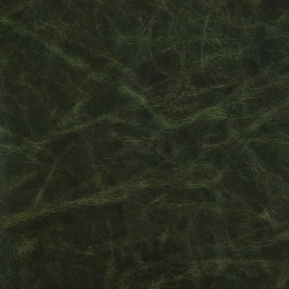 Argenta Faux Leather Heritage Aged Pattern In Green Colour Upholstery Fabric CTR-1833