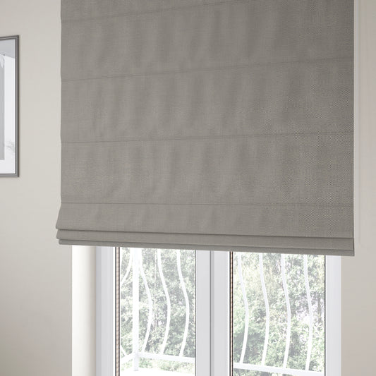 Taj Textured Weave Blue Beige Colour Upholstery Fabric CTR-1834 - Roman Blinds