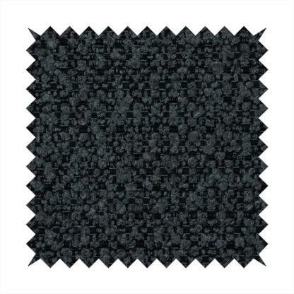 Balmoral Hard Wearing Boucle Upholstery Fabric Charcoal Colour CTR-1835