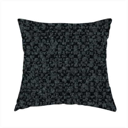 Balmoral Hard Wearing Boucle Upholstery Fabric Charcoal Colour CTR-1835 - Handmade Cushions