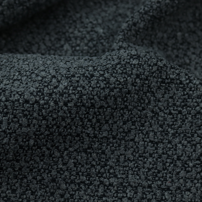 Balmoral Hard Wearing Boucle Upholstery Fabric Charcoal Colour CTR-1835