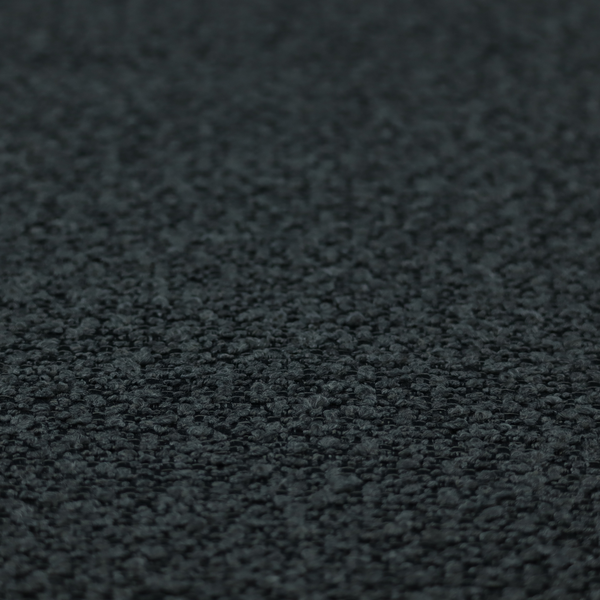 Balmoral Hard Wearing Boucle Upholstery Fabric Charcoal Colour CTR-1835