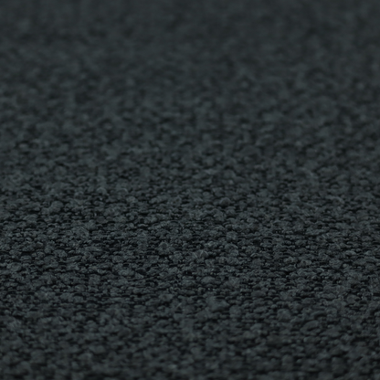 Balmoral Hard Wearing Boucle Upholstery Fabric Charcoal Colour CTR-1835
